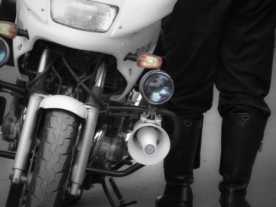 police biker