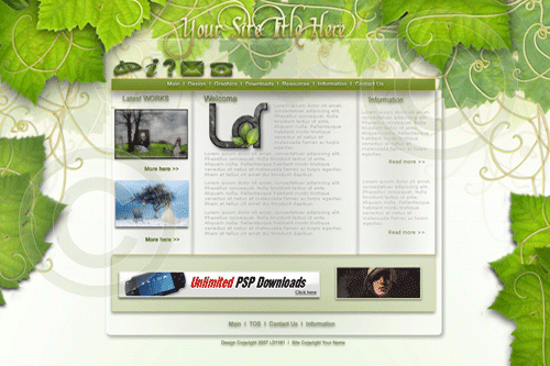 green-leaves-psd