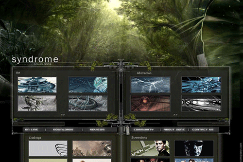 green-psd-template