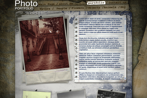 personal-page-template