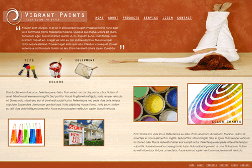 vibrant-paints-template