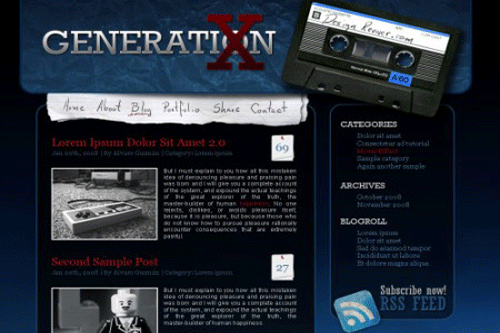 wordpress-theme-psd