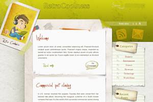 CoolRetro WordPress Theme