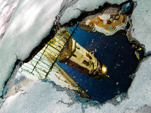 puddle reflection