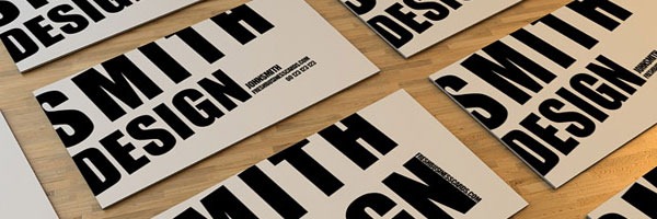 typography-business-cards