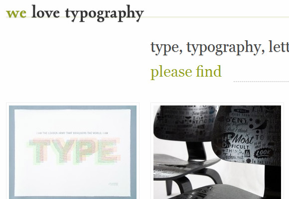 we love typography we love typography